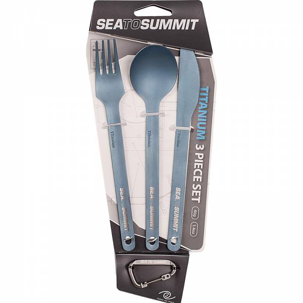 Sea to Summit Titanium Cutlery Set - 3 Piece - Besteckset - Bild 1