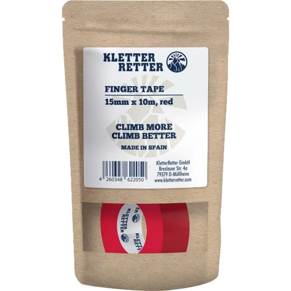 KletterRetter Tape 15 mm x 10 m - Fingertape red - Bild 8