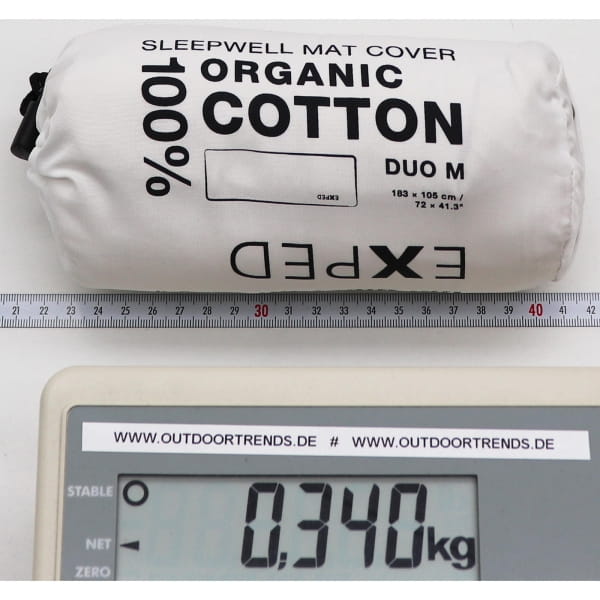 EXPED Sleepwell Organic Cotton Mat Cover Duo - Matten-Überzug natural - Bild 2
