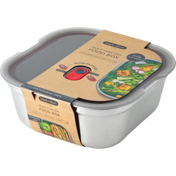black+blum Steel Food Box Square 1,4 Liter - Multifunktionsbox - Bild 3