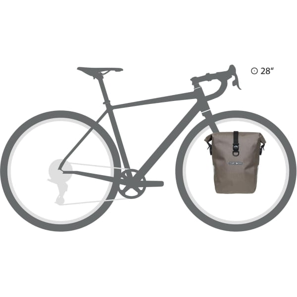 ORTLIEB Gravel-Pack QL2.1 - Gepäckträgertaschen dark sand - Bild 10