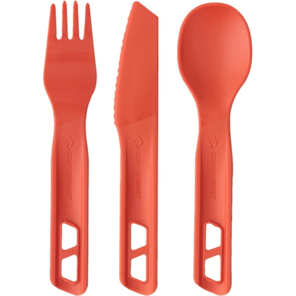 Sea to Summit Passage Cutlery Set 3-teilig - Besteckset orange - Bild 5