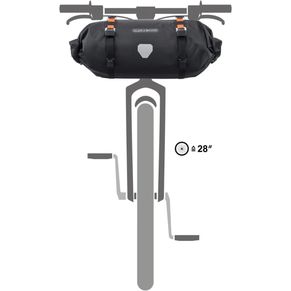 ORTLIEB Handlebar-Pack Flex 9L - Lenkertasche black matt - Bild 4