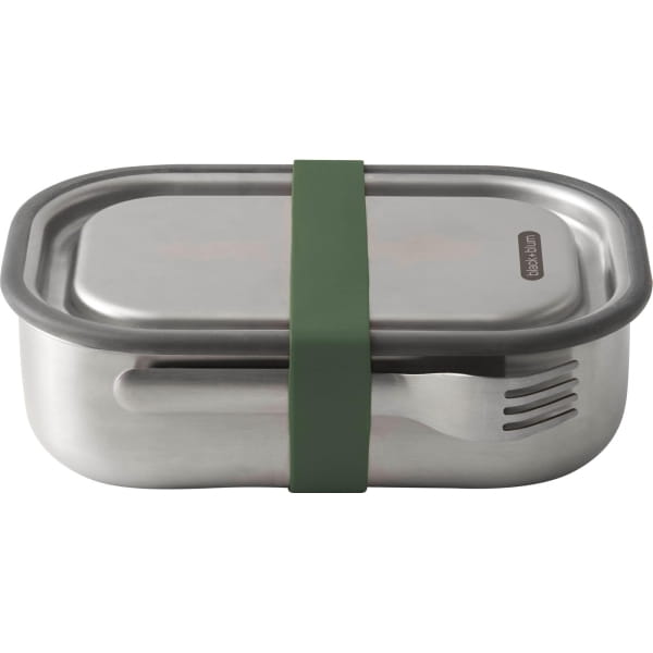 black+blum Stainless Steel Lunchbox 1 Liter - Edelstahl-Proviantdose olive - Bild 5