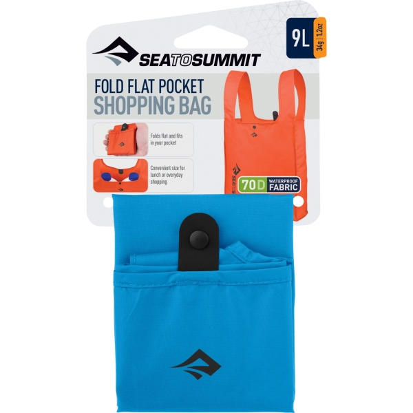 Sea to Summit Fold Flat Pocket Shopping Bag - Einkaufstasche blue - Bild 8