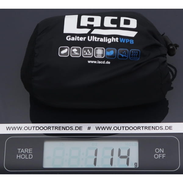 LACD Gaiter Ultralight WPB - Gamaschen black - Bild 2 LACD Gaiter Ultralight WPB - Gamaschen black - Bild 2