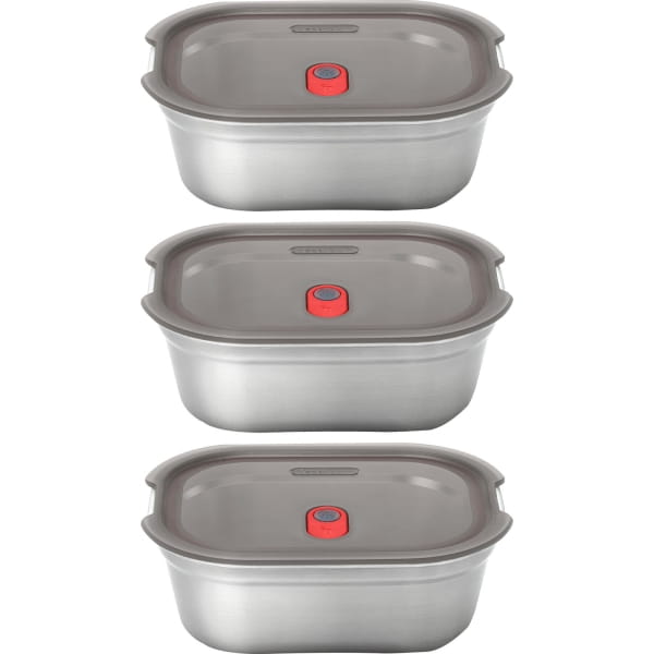 black+blum Steel Food Box Set 600 ml - Multifunktionsboxen - Bild 1 black+blum Steel Food Box Set 600 ml - Multifunktionsboxen - Bild 1
