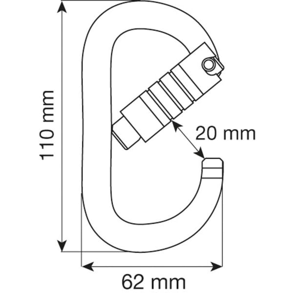 C.A.M.P. Oval XL 3Lock - Verschlusskarabiner - Bild 5 C.A.M.P. Oval XL 3Lock - Verschlusskarabiner - Bild 5