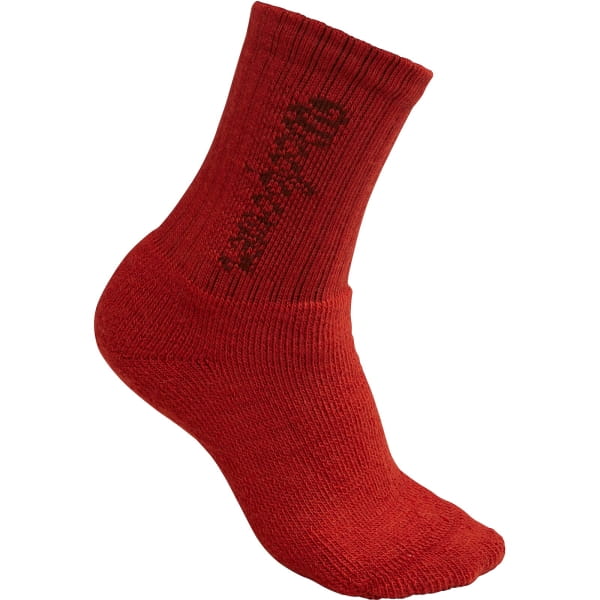 Woolpower Kids Socks 400 Classic Logo - Merino-Socken für Kinder autumn red - Bild 1