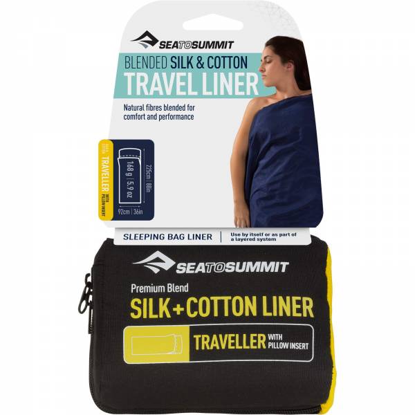 Sea to Summit Silk Cotton Travel Liner - Bild 1 Sea to Summit Silk Cotton Travel Liner - Bild 1