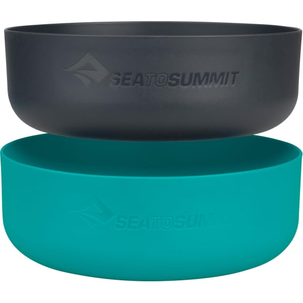 Sea to Summit DeltaLite Bowl Small Set - Schüsseln pacific blue-charcoal - Bild 1