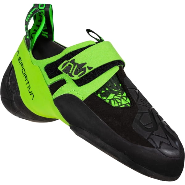 La Sportiva Skwama Vegan - Kletterschuhe black-flash green - Bild 1