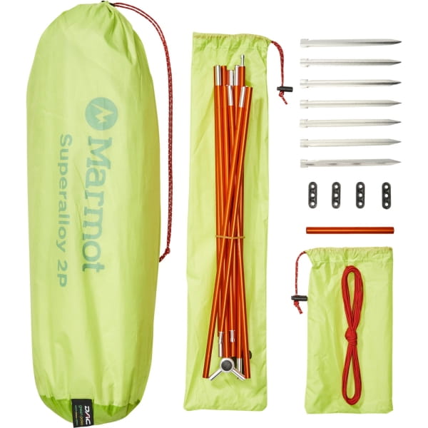 Marmot Superalloy 2P - 2 Personen Zelt green glow - Bild 10 Marmot Superalloy 2P - 2 Personen Zelt green glow - Bild 10
