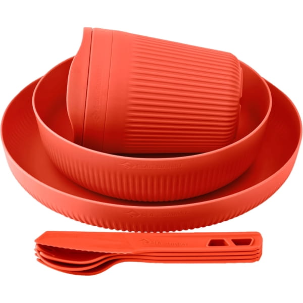 Sea to Summit Passage Dinnerware Set 1P 7-teilig - Geschirrset orange - Bild 4