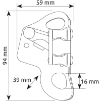Vorschau: C.A.M.P. Turbochest - Seilklemme - Bild 4