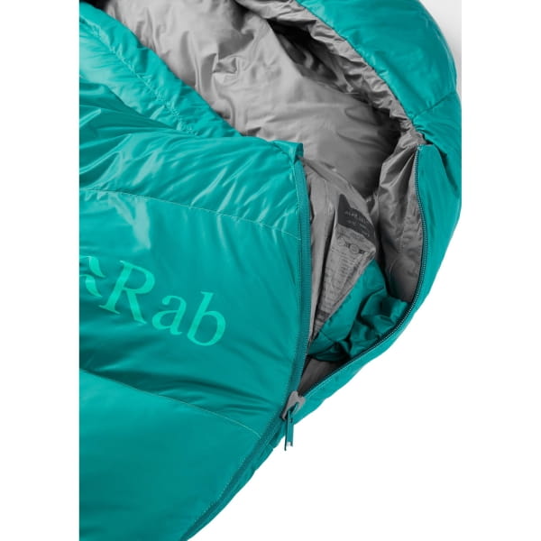 Rab Alpine 400 Women - Daunenschlafsack atlantis - Bild 8