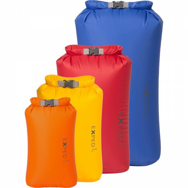 EXPED Fold Drybag BS - 4er Packsack-Set - Bild 1 EXPED Fold Drybag BS - 4er Packsack-Set - Bild 1