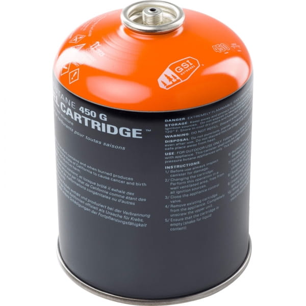 GSI ISO-Butane Gas Canister - Gaskartusche 450 g - Bild 3 GSI ISO-Butane Gas Canister - Gaskartusche 450 g - Bild 3