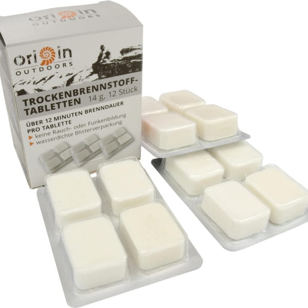 Origin Outdoors Trockenbrennstoff - Tabletten 12 x 14 g - Bild 1