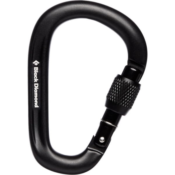 Black Diamond PearLock Screwgate - HMS Karabiner black - Bild 1 Black Diamond PearLock Screwgate - HMS Karabiner black - Bild 1