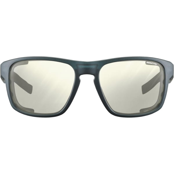 JULBO Shield M Reactiv High Contrast 0-4  - Hochgebirgsbrille schwarz durchscheinend-blau-weiß - Bild 2