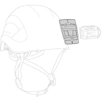 Vorschau: Petzl Helmet Adapt Plate - Helmadapter für Stirnlampen - Bild 2