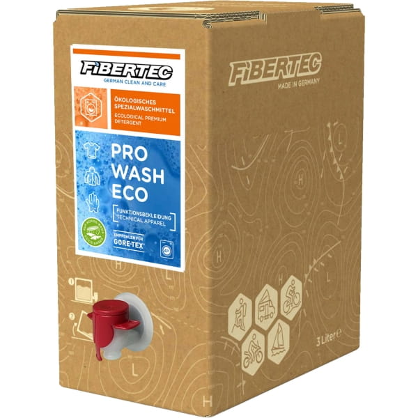 FIBERTEC Pro Wash Eco Bag in Box 3 Liter - Spezial-Waschmittel - Bild 1