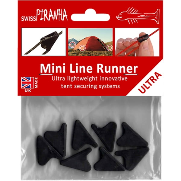 SwissPiranha Mini Line Runner - Zeltleinenspanner schwarz - Bild 4