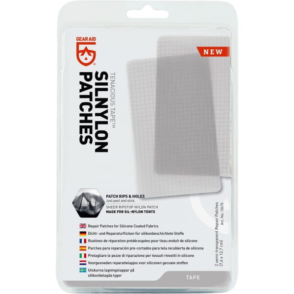 GearAid Tenacious Tape Silnylon Patches - Sil-Nylon Reparaturflicken clear - Bild 1
