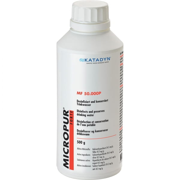Katadyn Micropur Forte Pulver 500 g - Bild 2 Katadyn Micropur Forte Pulver 500 g - Bild 2