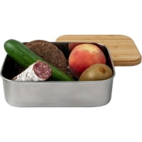 Vorschau: Origin Outdoors Bamboo Lunchbox 1,2 L - Edelstahl-Proviantdose stainless - Bild 6