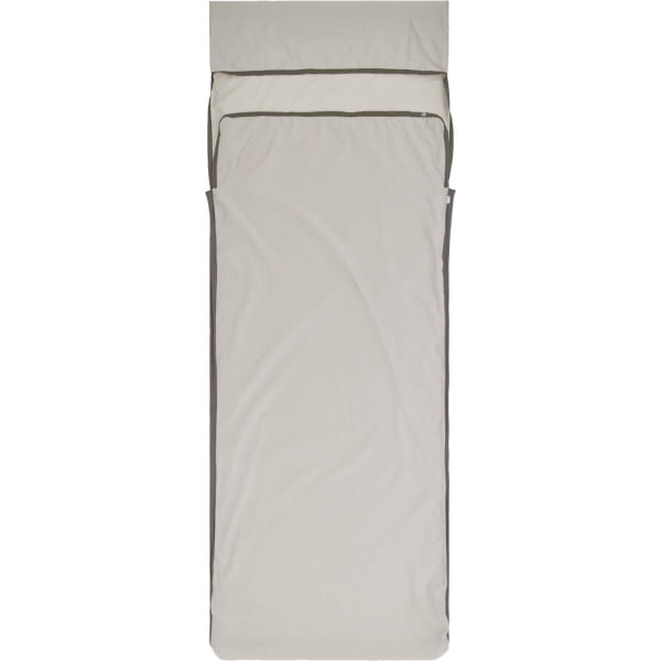 Sea to Summit Silk Blend Liner Rectangular Pillow Sleeve - Inlett grey - Bild 1
