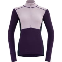 Vorschau: DEVOLD Lauparen Merino 190 Zip Neck Wmn - Funktionsshirt orchid-lilac-ink - Bild 1