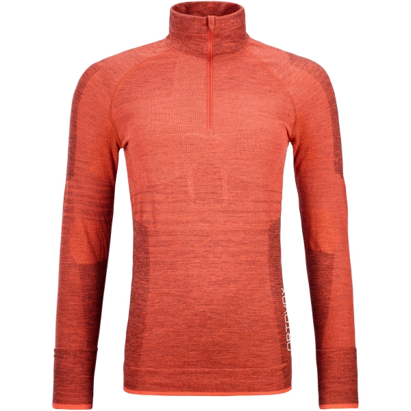 Ortovox 230 Competition Zip Neck Women - Funktionsshirt coral - Bild 1 Ortovox 230 Competition Zip Neck Women - Funktionsshirt coral - Bild 1