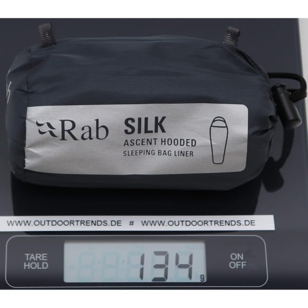 Rab Silk Ascent Hooded Sleeping Bag Liner - Innenschlafsack slate - Bild 2 Rab Silk Ascent Hooded Sleeping Bag Liner - Innenschlafsack slate - Bild 2