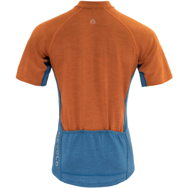 DEVOLD Standal Merino Tee Zip Neck Man - Bike-Funktionsshirt blue - Bild 4