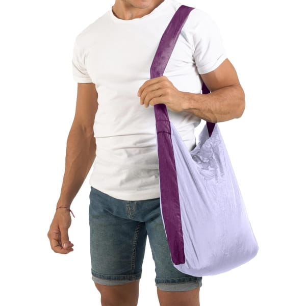 TICKET TO THE MOON Eco Bag M - Einkaufstasche light purple-plum - Bild 1