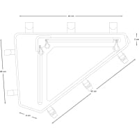 Vorschau: Apidura Backcountry Full Frame Pack 6 L - Rahmentasche - Bild 3
