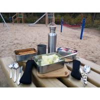 Vorschau: Origin Outdoors Bamboo Lunchbox 1,2 L - Edelstahl-Proviantdose stainless - Bild 5