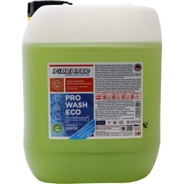 FIBERTEC Pro Wash Eco 5 Liter - Spezial-Waschmittel - Bild 1