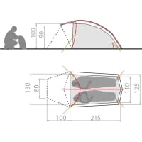 Vorschau: VAUDE Allround Taurus 2P - 2-Personen-Zelt agave - Bild 2 Vorschau: VAUDE Allround Taurus 2P - 2-Personen-Zelt agave - Bild 2
