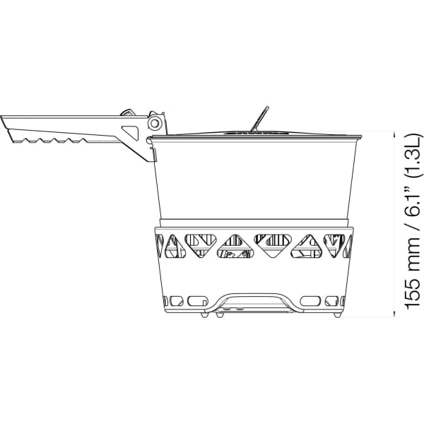 Primus PrimeTech Stove Set II 2x1.3L - Kochset - Bild 4