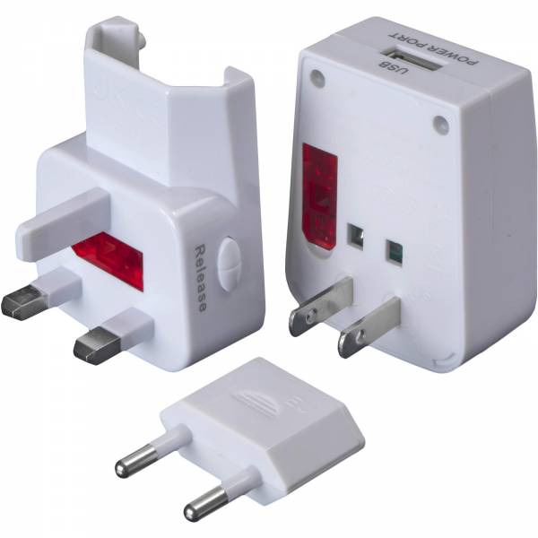 Basic Nature Universal USB Steckeradapter - Bild 1 Basic Nature Universal USB Steckeradapter - Bild 1
