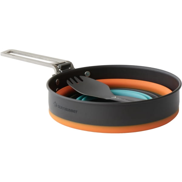 Sea to Summit Frontier UL Collapsible One Pot Cook Set 3-teilig - Kochset blue-orange - Bild 4