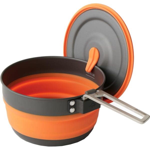 Sea to Summit Frontier UL Collapsible Pot 1L - faltbarer Kochtopf orange - Bild 5