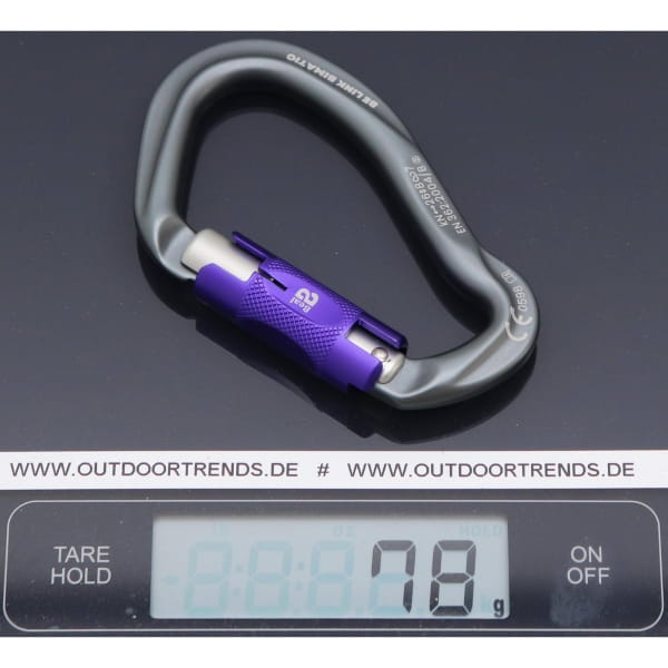 Beal Be Link Bi Matic - Sicherungskarabiner matt grey - Bild 2