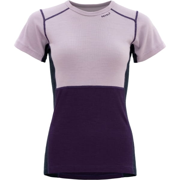 DEVOLD Lauparen Merino 190 T-Shirt Wmn - Kurzarm-Shirt orchid-lilac-ink - Bild 2