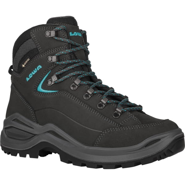 Lowa Women's Renegade EVO GTX MID Wide - Wanderschuhe asphalt-turquoise - Bild 1