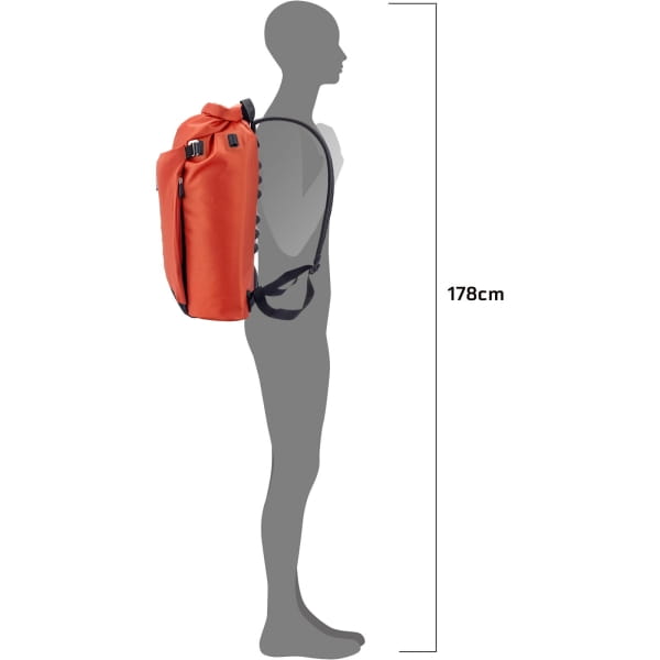 ORTLIEB Vario Lite 22L QL2.1 - Rucksack und Radtasche rooibos - Bild 38