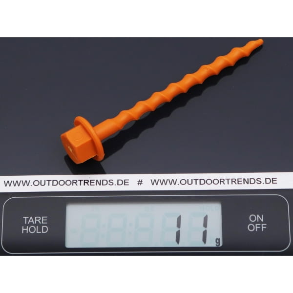 Peggy Peg Schraubhering Small 12 cm - Zeltheringe 12er Set - Bild 5 Peggy Peg Schraubhering Small 12 cm - Zeltheringe 12er Set - Bild 5